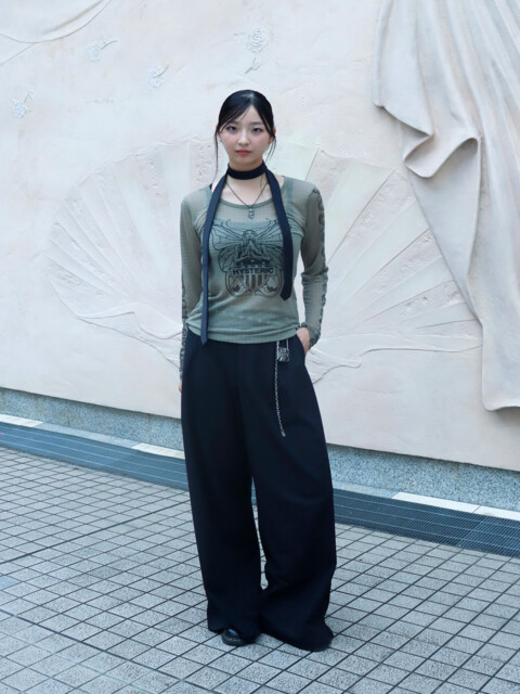 ファッション流通科2年ファッションモデルコース 明比 貴奈子 （Kinako Akehi）