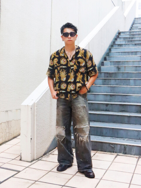 ファッション流通科2年スタイリストコース 武野 蒼士 （Aoshi Takeno）