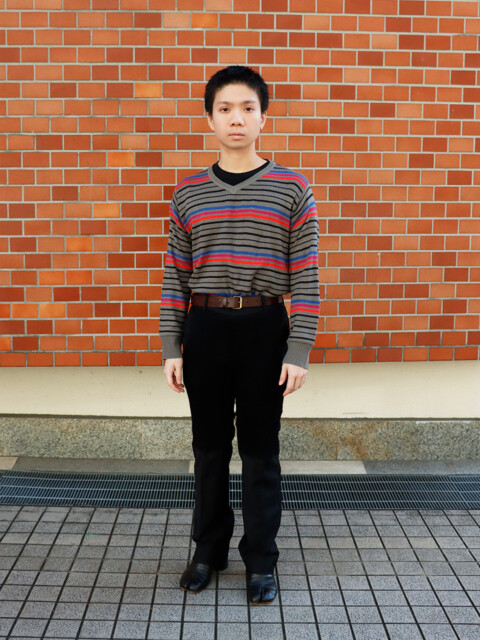 ファッション流通科2年スタイリストコース オウ シケン （Tzu Chuan Wang）