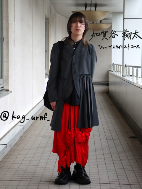 ファッション流通科2年ショップスタイリストコース 加賀谷 翔太 (Shota Kagaya)